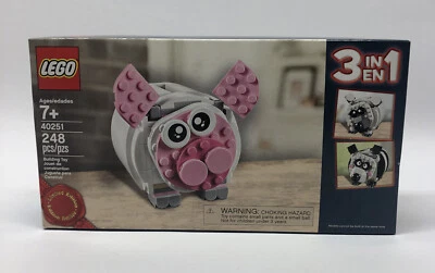 LEGO 40251 3-in-1 PIGGY BANK 2017 Limited Edition Set 248 Pieces ,New Sealed - Image 1 of 4