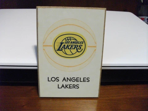 Vintage NBA Basketball Kentucky Art Los Angeles Lakers Emblem Plaque 5 x 3 1/2 Cover