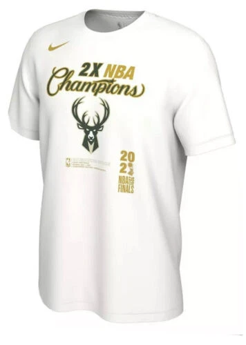 Nike Milwaukee Bucks 2021 NBA Championship Shirt Locker Room BIG & TALL XLT (CB) - Image 1 of 1