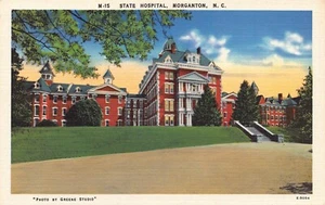 State Hospital Postcard Morganton North Carolina - Picture 1 of 2