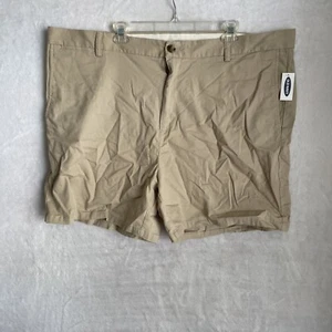 Pantalones Cortos Chinos Caqui Azul Marino Antiguo Para Hombre Sólido Beige 46 Algodón Botón Cremallera Calce Ajustado - Imagen 1 de 10