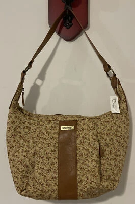 Longaberger Homestead Beige Floral Bolso de Hombro Cartera ¡NUEVO CON ETIQUETAS! A3270 Foto 1 de 4