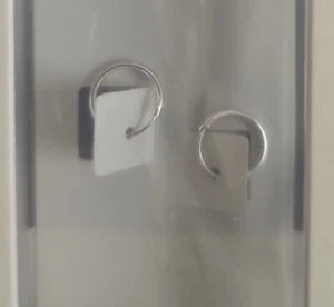 Brand NEW I AM Sterling Silver 925 Pair (2) Hoops In Box 1/2" - Picture 1 of 3