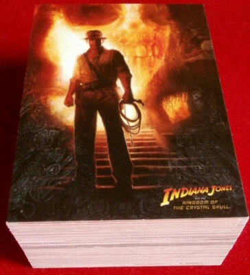 INDIANA JONES KINGDOM OF CRYSTAL SKULL - Complete Base Set, 90 cards, Topps 2008 - Image 1 of 4