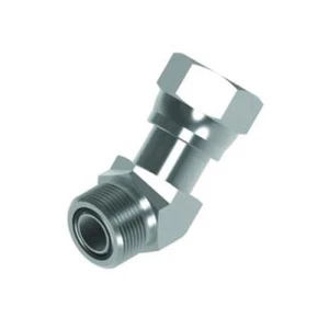 ORFS Male X Swivel Female 45° Compact Elbow - 9/16 to 2 - Picture 1 of 2