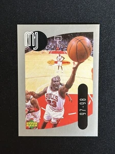 1998 Upper Deck Mini Sticker Michael Jordan #52 Basketball Card Chicago Bulls - Bild 1 von 2