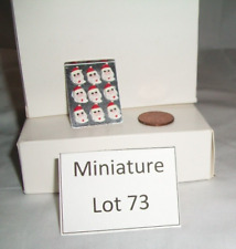 Miniature  Santa Cookies on baking Sheet #73 LAST ONE!
