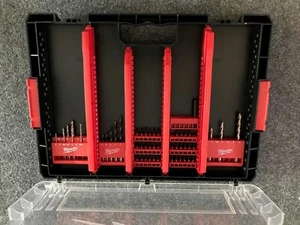 Milwaukee 50-tlg.Zubehörcase Bit-Set Bohrerset 35 Bits 15 Bohrer 4932464144 Neu - Bild 1 von 2