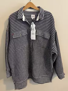 Camisa Urban Outfitters BDG Talla Mediana Cuadros Waffle Texturizada ¡Nueva Con Etiquetas! - Imagen 1 de 10