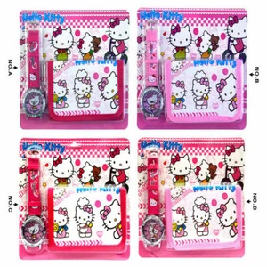 HELLO KITTY TOY - KID CHILDREN GIRL ACCESSORIES WATCH & WALLET PURSE BAG SET - Picture 1 of 1