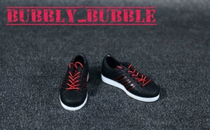 1/6 Shoes Adidas Style Sneakers Black For 12" Hot Toys PHIEN Male Figure ☆USA☆ - Picture 1 of 4