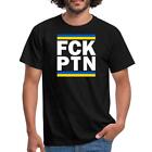 FCK PTN Putin Ukraine Statement Männer T-Shirt
