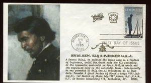 #1182 5c Appomattox FDC raro cachet aggiuntivo massonico Edsel G2736 - Foto 1 di 2