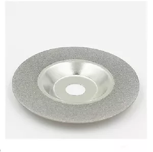 4" Diameter Resin Bond Diamond Cup Grinding Wheel Grinder Silver Tone - Picture 1 of 1