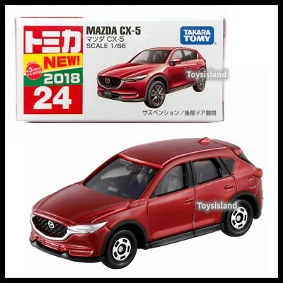 TOMICA 24 MAZDA CX-5 1/66  TOMY 2018 JAN NEW DIECAST CAR CX5 Red A - Image 1 of 4