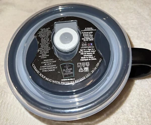 Disney Tim Burton The Nightmare Before Christmas Ceramic Soup Mug  w/ lid 24 oz - Picture 1 of 4