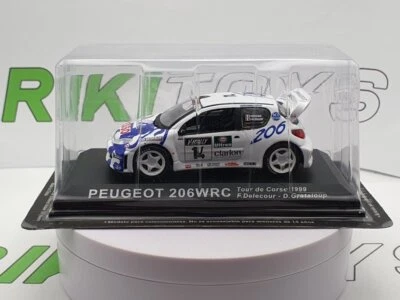Peugeot 206 WRC (1999) Edicola 1/43 Bianco - Immagine 1 di 2