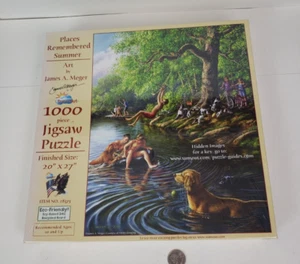 Rompecabezas Sunsout 1000 piezas "Lugares recordados verano" sellado #28373 - Imagen 1 de 5