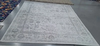 Tapete com manchas traseiras marfim/prata 8'-0" x 10'-0", preço reduzido 1172761132 ADR109C-8 - Imagem 1 de 4