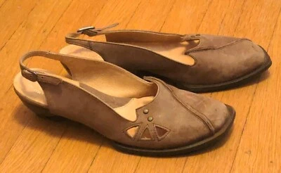 John Fluevog FREEDOM Zapatos con Cordones 9 8.5 Marrón-Gris Gatito Tacones Cleo Lia Foto 1 de 4