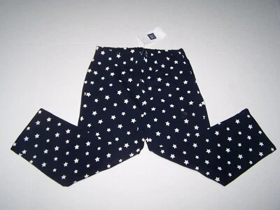 Leggings/Pantalones Gap Niños Niñas Azul con Estrellas Blancas Talla XS (4-5) NUEVOS CON ETIQUETAS Foto 1 de 2