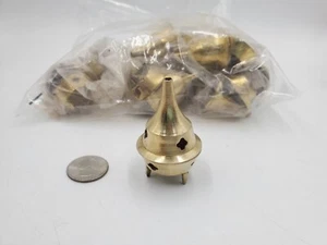 Two Vintage Mini Brass Burner Incense Sticks Cones Holder 2.25 - Picture 1 of 8