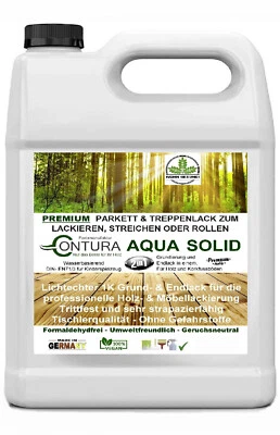 Parkettlack 2in1 Parkettsiegel OSB Fußbodenlack Contura Treppenlack Holzlack - Bild 1 von 4
