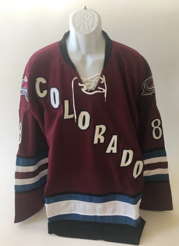 Teemu Selanne # 8 Colorado Avalanche NHL Hockey Jersey Size Extra Large Cover