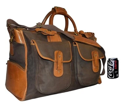 Vintage 1986 Ghurka Marley Hodgson Nº 2 bolsas de cabine de sarja carvão EXPRESS - Imagem 1 de 4