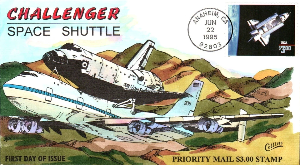 #2544 Challenger Space Shuttle Collins FDC  (00519952544001) - Image 1 of 1