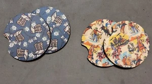 Car Coaster Western Set Of 4 - Picture 1 of 1