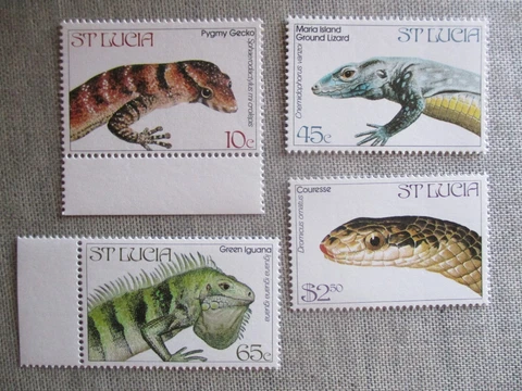 St.Lucia, Scott#661-664, MNH Cover