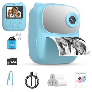 Kids Instant Print Camera 2025, 32GB Memory, Dual Lens with 2.4-Inch Screen a... - Picture 1 of 8
