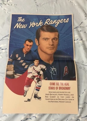 New York Rangers Centennial Original Six Poster 11/16/25 Only Poster 1942-1967 - Image 1 of 3