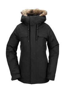 Womens Volcom Fawn  Insulated Jacket Black -women’s XS - Picture 1 of 4