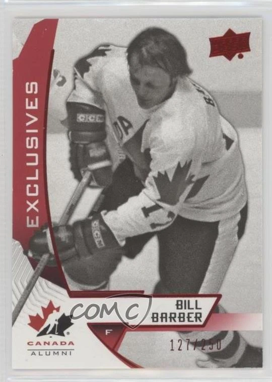 2019 Upper Deck Team Canada Juniors Exclusives /250 Bill Barber #90 HOF - Image 1 of 2