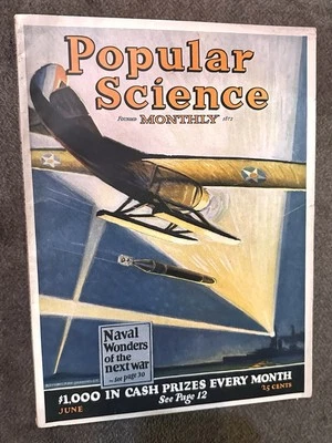 Винтажный Popular Science ежемесячный июнь 1926 том. 108 No 6 ОТЛИЧНОЕ СОСТОЯНИЕ - Изображение 1 из 4