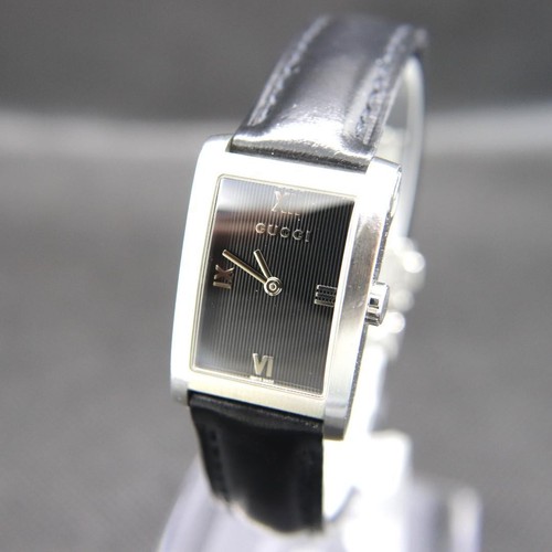 Gucci 8600J Orologio Donna Quarzo Nero 21mm Cinturino Pelle