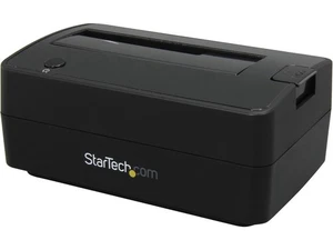 StarTech.com SATDOCKU3S Plastic 2.5" & 3.5" Black SATA USB 3.0 Hard Drive - Picture 1 of 5