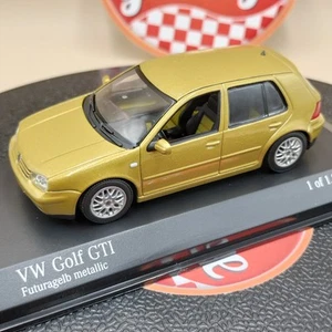MINICHAMPS 1/43 VW Golf GTI 1997 gold metallic 430056008 Volkswagen PAINT - Picture 1 of 12
