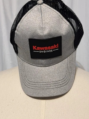 Nuevo. Gorra estilo camionero motores Kawasaki nunca usada. Gris y negro. Goma Foto 1 de 4