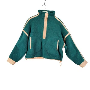 Pullover Free People Movement Mountain High media cremallera polar de gran tamaño mediano NUEVO - Imagen 1 de 11