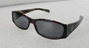 Gucci Dark Brown GG 2523/S Rectangular Vintage Women Sunglasses - Frames Only - Picture 1 of 15
