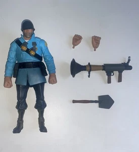NECA Team Fortress 2 Blue Soldier Figure. - Picture 1 of 2