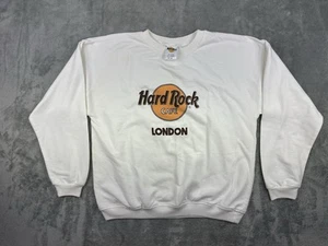 Vintage Hard Rock Cafe London Graphic Sweatshirt Size Large Made in USA - Picture 1 of 7