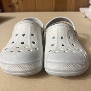 Crocs weiß Fell gefüttert Größe 1 Jugend - Bild 1 von 7
