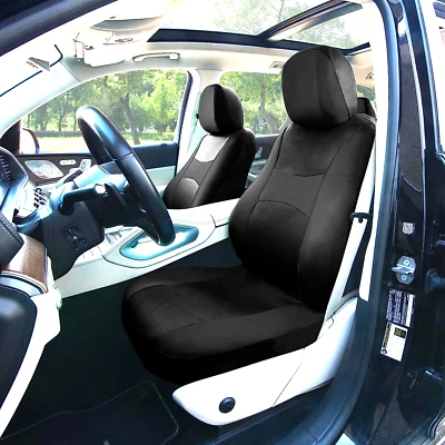 Juego completo de funda de asiento de coche RENAULT DUSTER 9 piezas 5 asientos delanteros traseros negros Foto 1 de 4