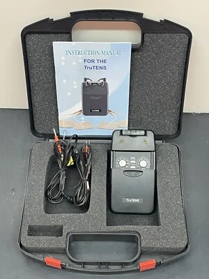 TENS Unit w/ Battery, Leadwires, Directions - Image 1 of 4