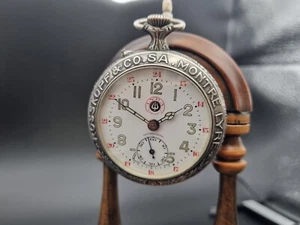 rosskopf lyra montre lyre railway pocket watch roskopf - Picture 1 of 21