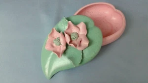 CALIFORNIA KERAMIK ROSA & GRÜN BONBONIERE FORM 714 - Bild 1 von 12